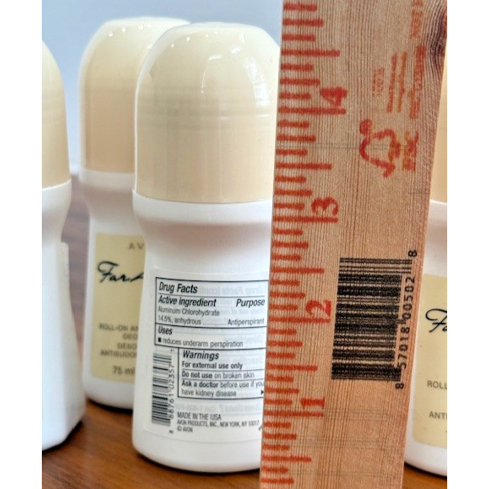 Avon Roll-On Antiperspirant Deodorant, Far Away 2.6 fl.oz. (3 PACK) - Picture 4 of 4